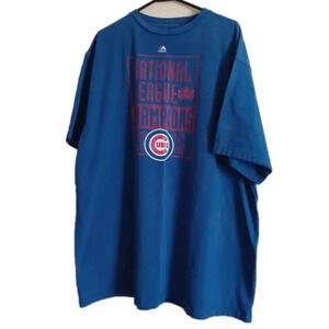 Majestic Chicago Cubs 2016 world series tshirt size 2XL tall
